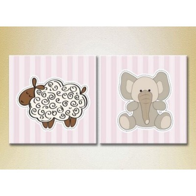 Картина ArtPoster Sheep and elephant (2225803)