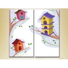 Картина ArtPoster Birdhouses (2225841)