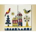 Pictură ArtPoster Birds and houses (2225823)