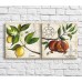 Картина ArtPoster Pomegranate and lemon oil on the background of bees and text (3478726)