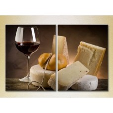 Картина ArtPoster Wine and cheese 01 (2602735)