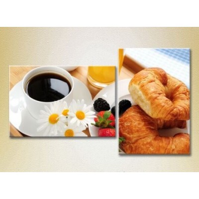 Картина ArtPoster Breakfast with croissants 02 (2602737)