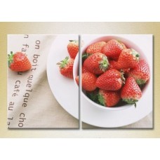 Pictură ArtPoster Strawberries in a plate (2602725)