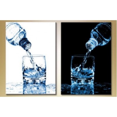 Pictură ArtPoster Two bottles and water (2602891)