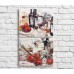 Pictură ArtPoster Red wine and fruits (3478795)