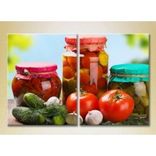 Картина ArtPoster Fresh vegetables and preparations (2602713)