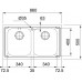 Chiuvetă de bucătărie Franke Logica Line LLX 620 Inox Satinat