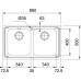 Chiuvetă de bucătărie Franke Logica Line LLX 620-L Stainless Steel