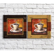 Картина ArtPoster White cups with tea in vintage style (3478709)