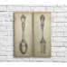 Картина ArtPoster Spoon and fork on Beige background (3478771)