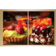 Картина ArtPoster Diptych Desserts (2602906)