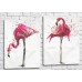 Картина ArtPoster Pink painted flamingos in splashes (3451155)