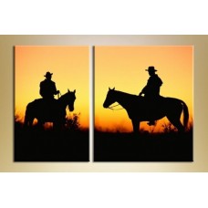 Картина ArtPoster Cowboys at sunset (2603030)