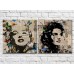 Картина ArtPoster Jacqueline Kennedy and Marilyn Monroe newspaper stylization (3460028)