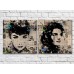 Картина ArtPoster Audrey Hepburn and Jacqueline Kennedy newspaper stylization (3460035)