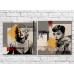 Картина ArtPoster Merlin Monroe and Audrey Hepburn text stylization (3460031)