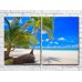 Картина ArtPoster Sandy beach with palm trees (3453851)