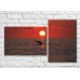 Картина ArtPoster Whale tail over water at sunset (3453845)