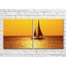 Pictură ArtPoster Sailing boat at sunset (3453848)