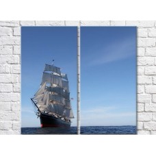 Картина ArtPoster Ship with sails raised at sea (3453823)