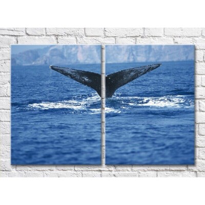 Картина ArtPoster Whale tail over water (3453826)