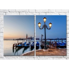 Картина ArtPoster Lantern on the banks of evening Venice (3453813)