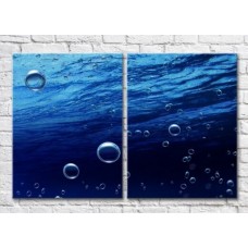 Картина ArtPoster Bubbles in the Blue sea (3453791)