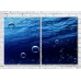 Pictură ArtPoster Bubbles in the Blue sea (3453791)