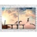 Картина ArtPoster Children jump from the pier into the sea (3453779)