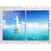 Pictură ArtPoster Sailing boat at sea (3453780)