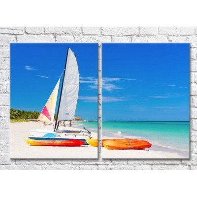 Картина ArtPoster Sailboat by the sea (3453782)