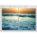 Pictură ArtPoster Sea foam at sunset (3453765)