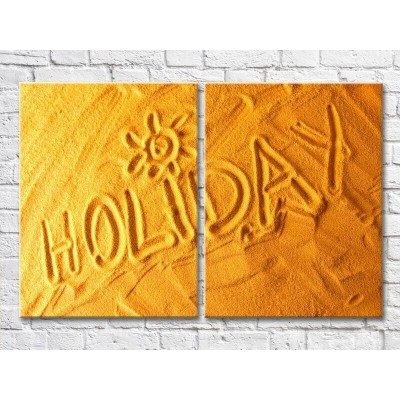 Картина ArtPoster Inscription in the sand Holiday (3453771)