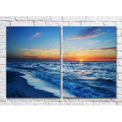 Картина ArtPoster Seashore during sunset (3453773)