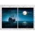 Картина ArtPoster Ship in the night sea (3453766)