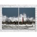 Картина ArtPoster Lighthouse and sea breakwater (3453756)