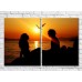 Картина ArtPoster Couple in love on a sunset background (3453724)