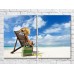 Картина ArtPoster Girl on a sun lounger on the beach (3453732)