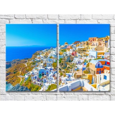 Картина ArtPoster View of the island of Thira/Greece (3453716)