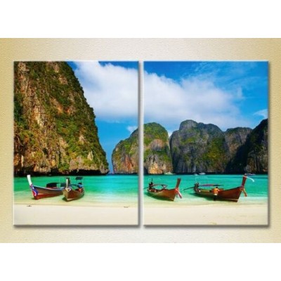 Картина ArtPoster Boats on the shore Thailand 02 (2164420)