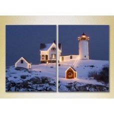 Картина ArtPoster Christmas lighthouse (2164461)