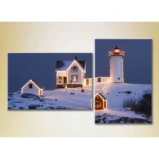 Картина ArtPoster Christmas lighthouse 01 (2164462)