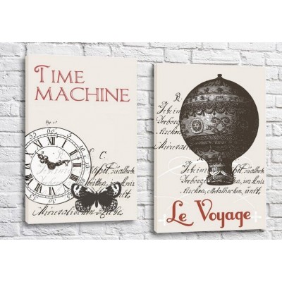 Картина ArtPoster Time and travel machine (3453065)