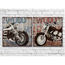 Картина ArtPoster Vintage Motorbikes Harley (3453055)