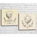 Картина ArtPoster Vintage chicken and rooster (3453058)