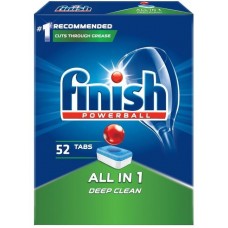 Detergent pentru mașine de spălat vase Finish All in One 52tab