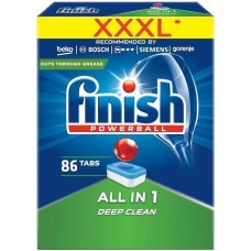 Detergent pentru mașine de spălat vase Finish All in One 86tab