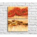 Картина ArtPoster Orange and Red poppies in oil on a Beige background (3467863)