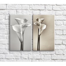 Pictură ArtPoster Calla lilies bouquet in Black and White style (3467840)