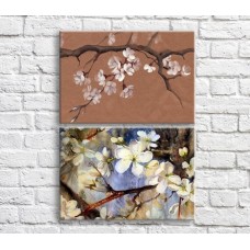 Картина ArtPoster White flowers on tree branches (3467837)